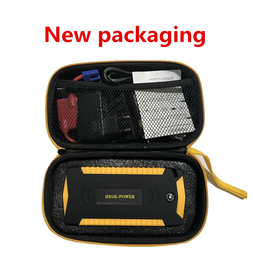 Best Multi-Function Mini Portable Emergency Battery Charger Car Jump Starter 16000mAh Booster Power Bank Starting Device