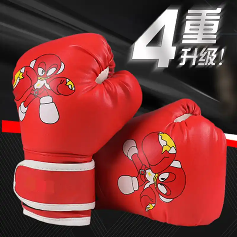 Детские Боксерские перчатки для детей от 3 до 12 лет ММА каратэ Guantes De boxeo