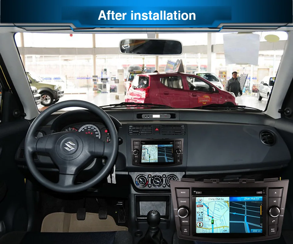 Top 2018 7inch 4G LTE 1024*600 octa core Android 8.0! car multimedia DVD player Radio GPS FOR SUZUKI SWIFT 2011 2012 2013 2014 2015- 1