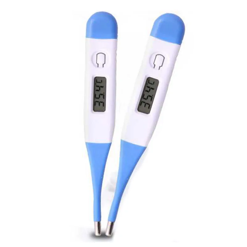 Цифровой ЖК-термометр для здоровья, тела, мини, Мягкая головка, электронный термометр для дома, детей, взрослых, детей, ЖК-цифровой термометр