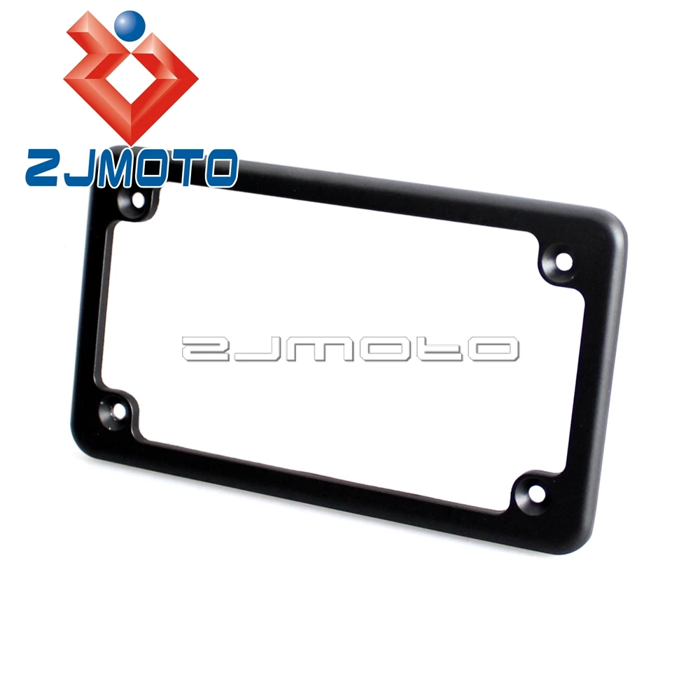 Carbon Motorcycle License Plate Frame for 7" x 4" Motorcycle Plates Chrome Frame Carbon Motorcycle License Plate Frame for 7" x 4" Motorcycle Plates Chrome Frame
