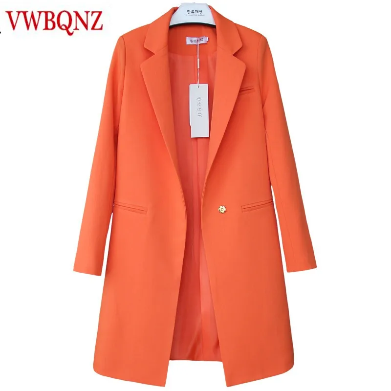 

Hot Sale 2019 Spring Autumn New Women Blazers And Jackets Casual Long Women Suits Wide Waisted Solid Female Jacket Plus Size 3XL