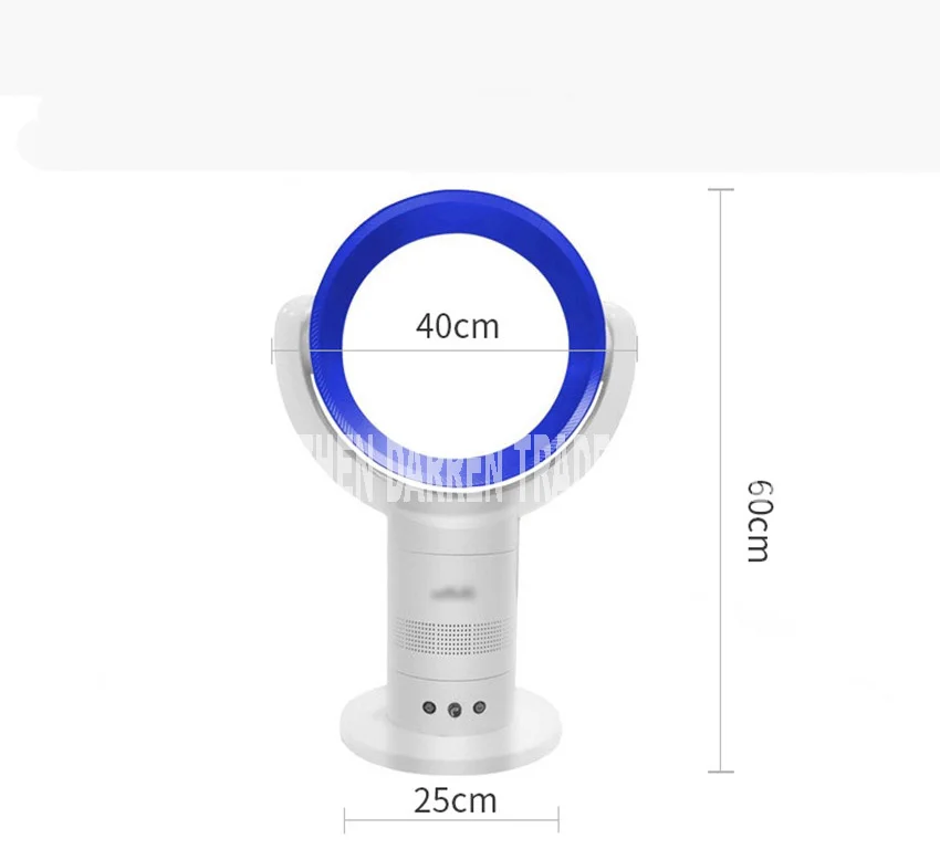 Вентилятор охлаждения кондиционера W128, низкий уровень шума, AC220V-Recording пульт дистанционного управления, вентилятор без лопастей, вытяжной вентилятор без листьев