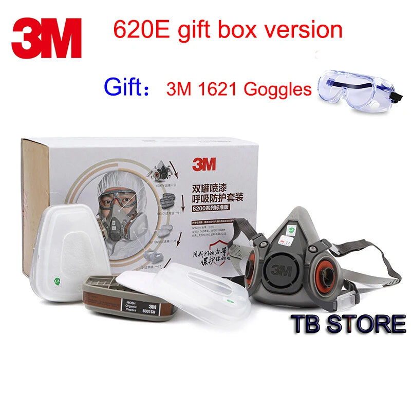 

3M 620E Gift Package respirator mask brand new Upgraded version protective mask High end market Positioning respirator gas mask