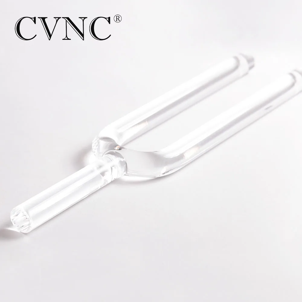 CVNC 440 Гц или 432 гц 30 мм любое Примечание C, C#, D, D#, E, F, F#, G, G#, A, A#, B прозрачная кварцевая вилка для настройки пения