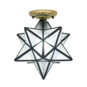 

Tiffany Star ceiling lights personality corridor entrance living room restaurant bar balcony windows simple ceiling lamps ZAG
