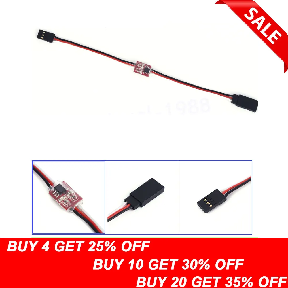 

1pcs 5-6V Steering Gear Slow Reducer Delay Module for Remote Control Aircraft Dropship
