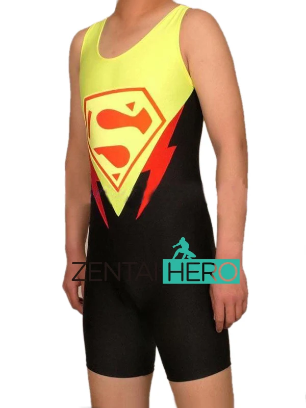 yellow wrestling singlet