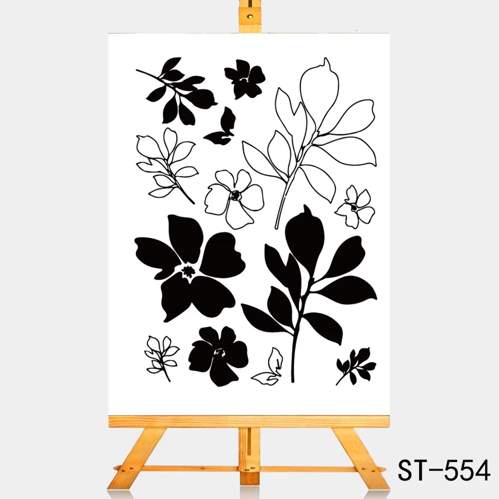 

AZSG The magic of nature Clear Stamps For DIY Scrapbooking Rubber Stamp/ Seal Paper Craft Clear Stamp Card Making