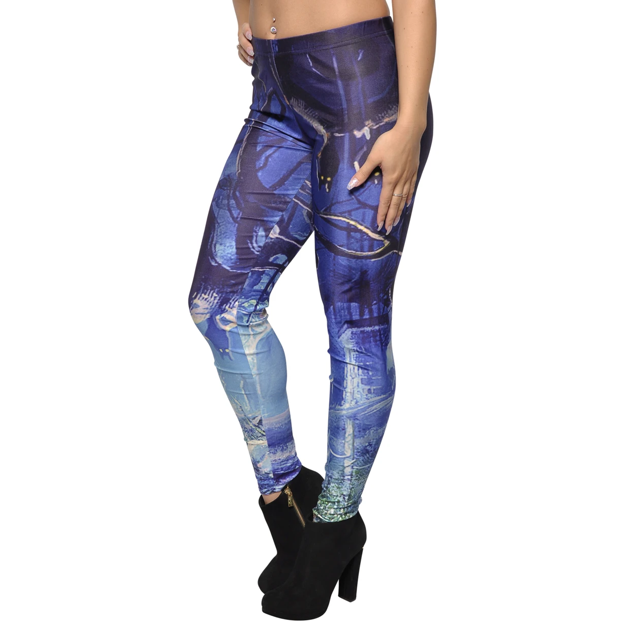 Women's Nightmare Before Christmas Leggings 3XL