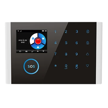 

MOOL 2.4 Inches Tft Crystal Screen Display Wifi Gsm Wireless Home Business Burglar Security Alarm System App Control Siren