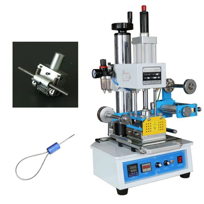 

Automatic frame hopping coding machine for blockade serial number