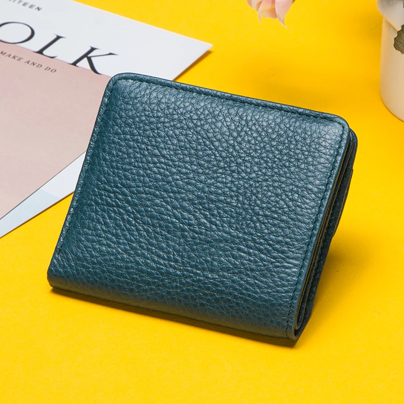 Мини клатч кошелек для монет держатель карт женские кошельки из натуральной кожи