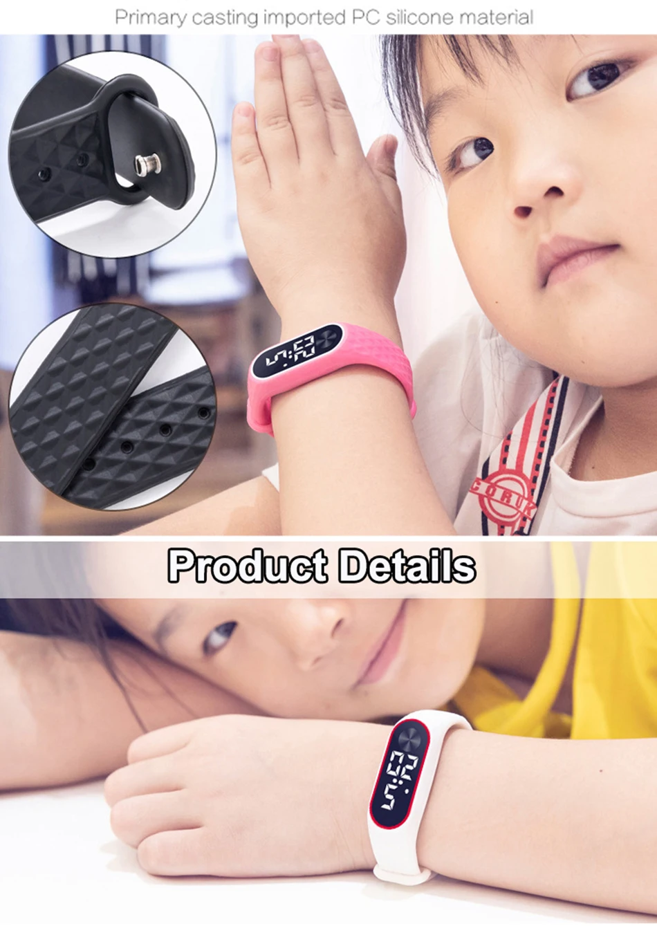 Children's Watches Kids LED Digital Sport Watch for Boys Girls Men Women Bracelet Electronic Silicone Watch relogio infantil