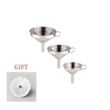 1 шт. Diameter11cm 13-15 см Воронка Из Нержавеющей Стали Для Масла травы Кофе винный соус Кухня фильтр бункер Кухня Пособия по кулинарии инструменты