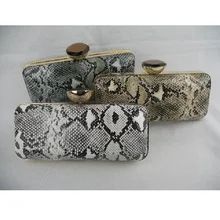 A6227A Schlange muster Lady fashion Party Night clutch abendtasche handtasche fall box IN KOSTENLOSER VERSAND