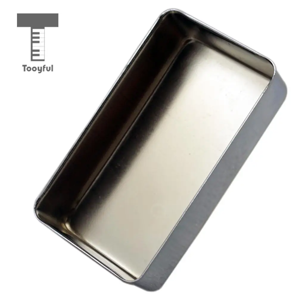 Tooyful 2 Pcs Sealed Closed Double Coil Humbucker Pickup Cover for Electric Guitar Parts