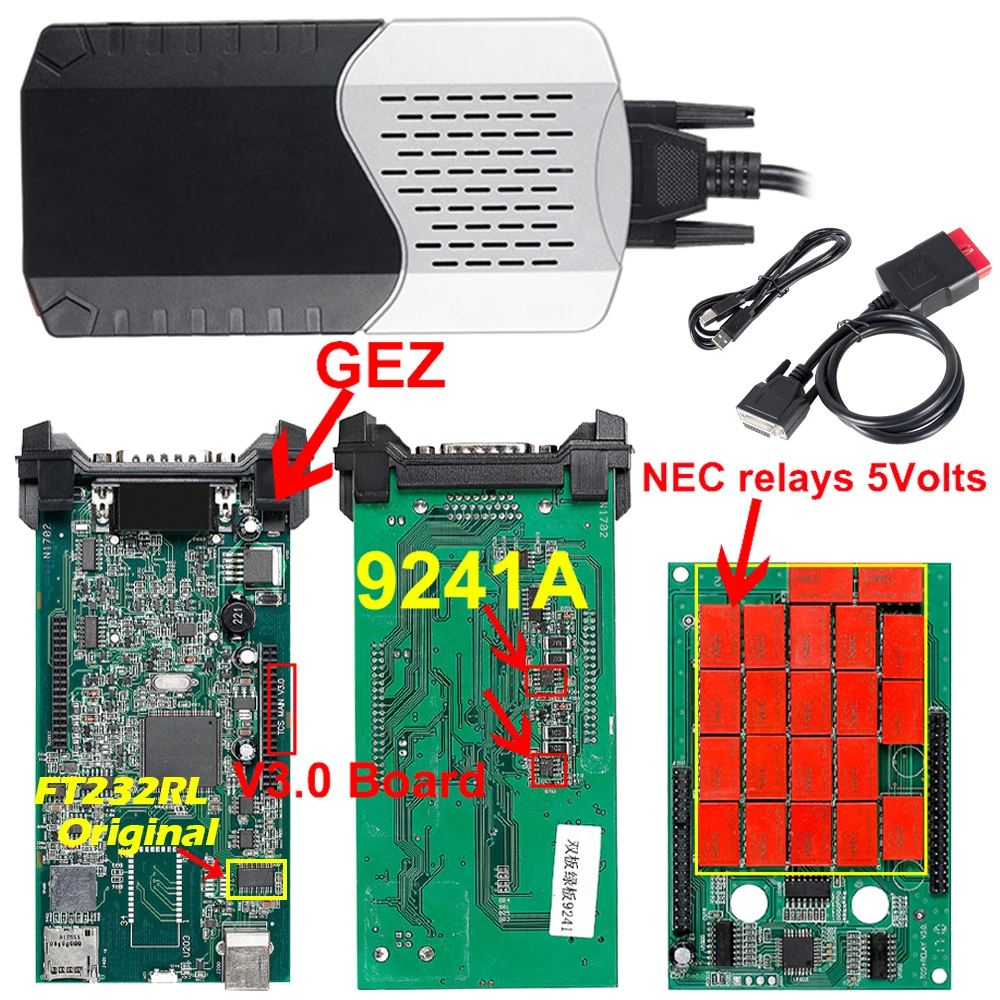 CDP TCS multidiag pro V3.0 реле NEC GEZ,00/ R3 с ключом для автомобиля/считыватель кодов компьютера грузовых автомобилей obd2 диагностический инструмент PK MVD