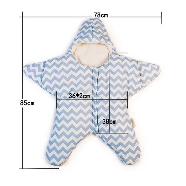 Warm Star Shark Baby Sleeping Bag Winter Sleep Sack Warm Star Shark Baby Sleeping Bag Winter Sleep Sack Blanket Swaddle Kids Bags