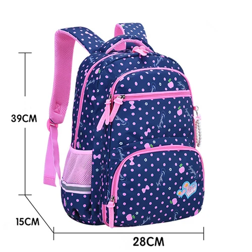 Ортопедический школьный Водонепроницаемый Школьный рюкзак для девочек детские сумки рюкзак детские школьные сумки Mochila Infantil - Цвет: S blue