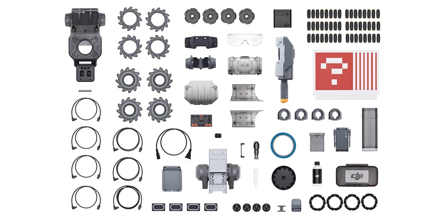 DJI RoboMaster S1 Интеллектуальный образовательный робот 46 программируемых компонентов 6 программируемых AI модулей с низкой задержкой HD FPV