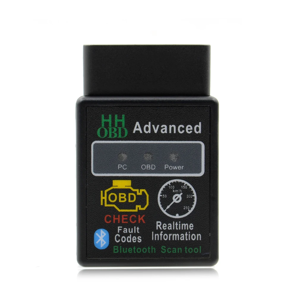 Для Android ПК HH OBD ELM327 Bluetooth OBD2 OBDII CAN-шина Проверки Двигателя Авто диагностический сканер Интерфейс адаптер