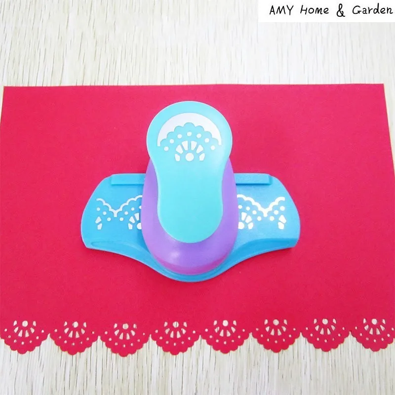 Дети тиснение Край Diy машина скрапбук Furador Papel Eva бумага фото резак бордюр Удар Цветок Дырокол ручной работы