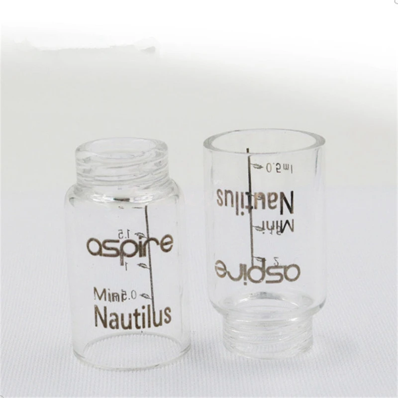 

2pcs/lot Aspire Nautilus Mini 2ML 5ML Tank Pyrex Glass Tube Fat Boy Convex Clear Replacement Bulb Tubes