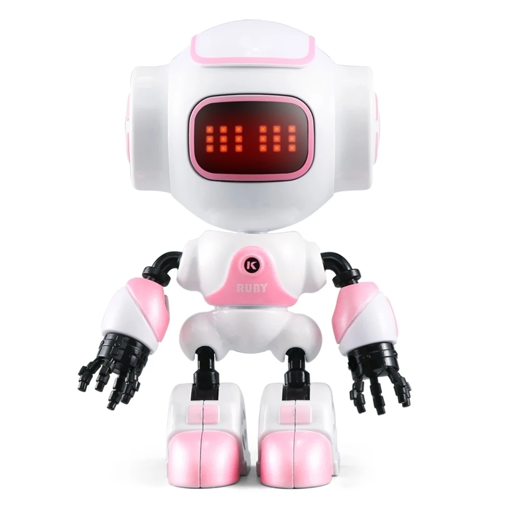 JJRC R9 RC роботы рубиновое сенсорное управление DIY жесты мини смарт-озвученный сплав робот игрушка синий розовый оранжевый желтый для детей подарок