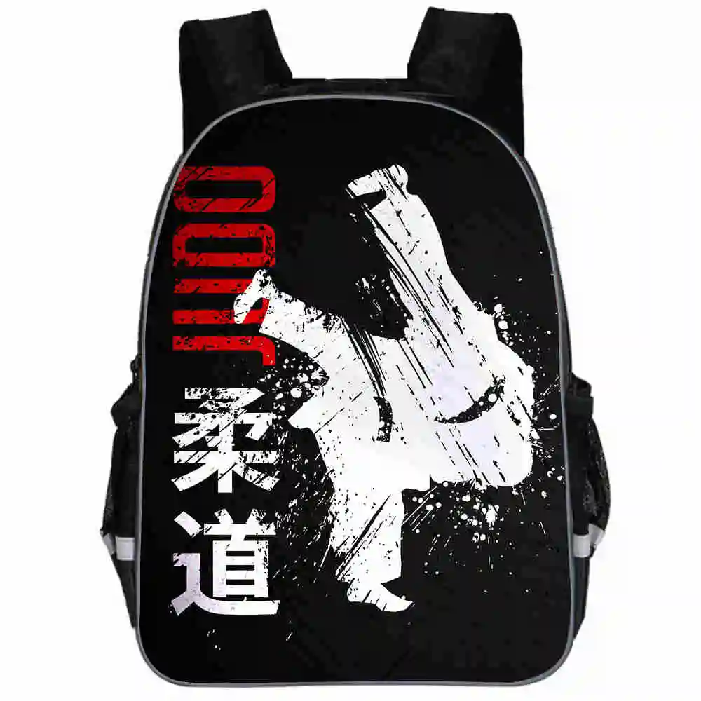 Рюкзак боевого дзюдо тхэквондо карате Aikido Jeet Kune Do Animal для мужчин и девочек, школьные сумки для подростков, Mochila Bolsa - Цвет: O