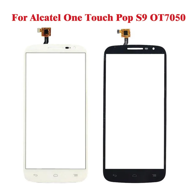 Оригинальный Новый сенсорный экран для Alcatel One Touch Pop S9 OT7050 Черная передняя