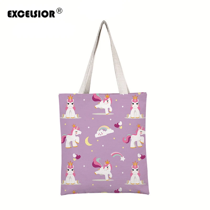 Сумка EXCELSIOR Женская с принтом в виде единорога|bolsa feminina|brand handbagshandbag brand |