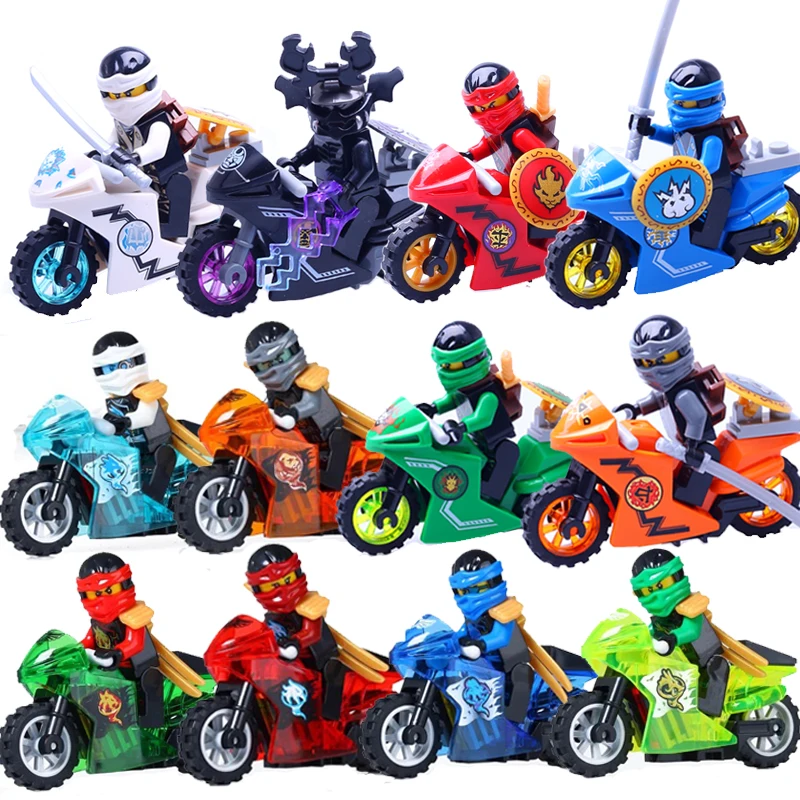 [Jkela] 258A Hot Ninja Motorcycle Building Blocks Bricks toys Compatible legoINGly Ninjagoed Ninja for kids gifts