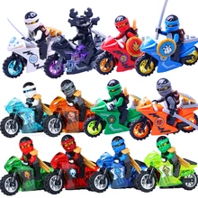 New 258A Hot Ninja Motorcycle Building Blocks Bricks toys Compatible legoINGly Ninjagoed Ninja for kids