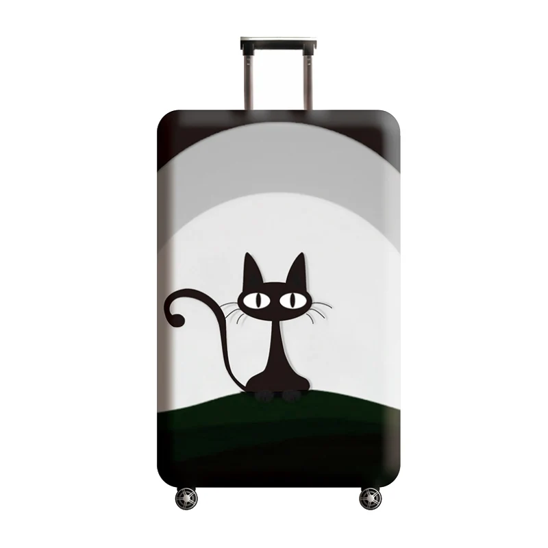 HMUNII, уплотненный Чехол для багажа с милым рисунком, 18-32 дюйма, чехлы для чемодана, багаж на колесиках, пылезащитный чехол, аксессуары для путешествий - Цвет: G-Luggage cover