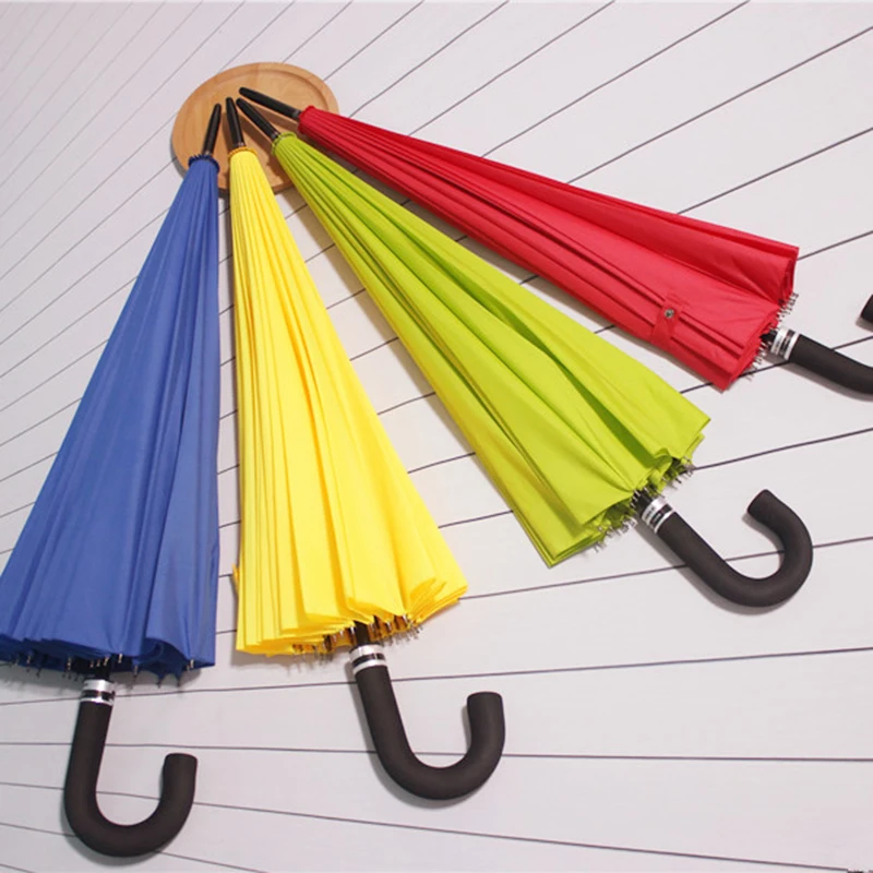 YADA 24 Bone Big Parasol Long Change Flowers Water Automatic Umbrella For Women Men Anti-UV Sun Rain Stick Golf Umbrella YS314