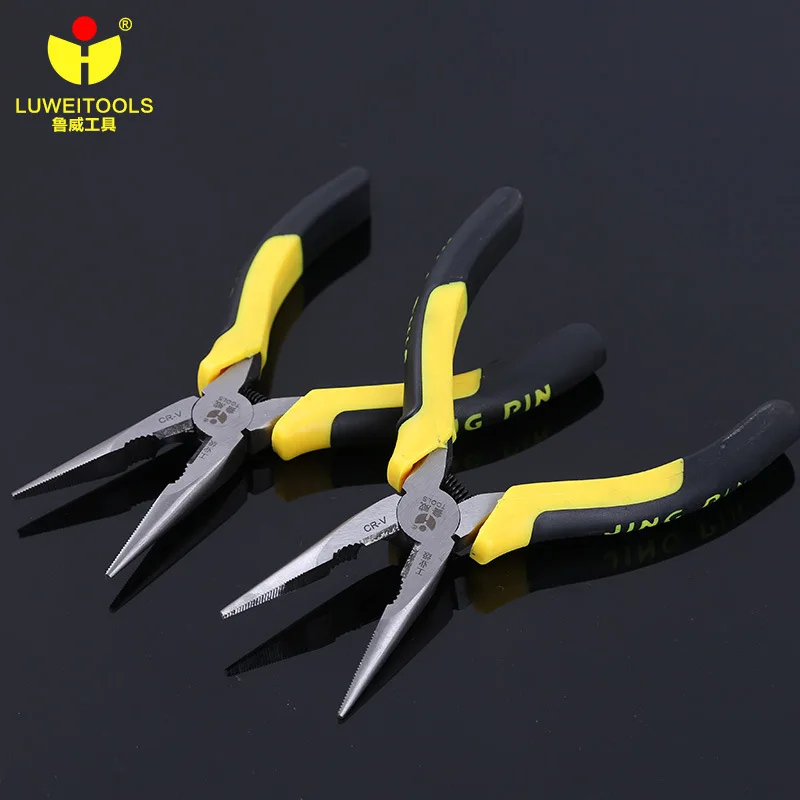 

LUWEI 1pc* 6" / 8" Multi-function Long Nose Pliers High Hardness Chrome Vanadium Steel Needle Nose Pliers