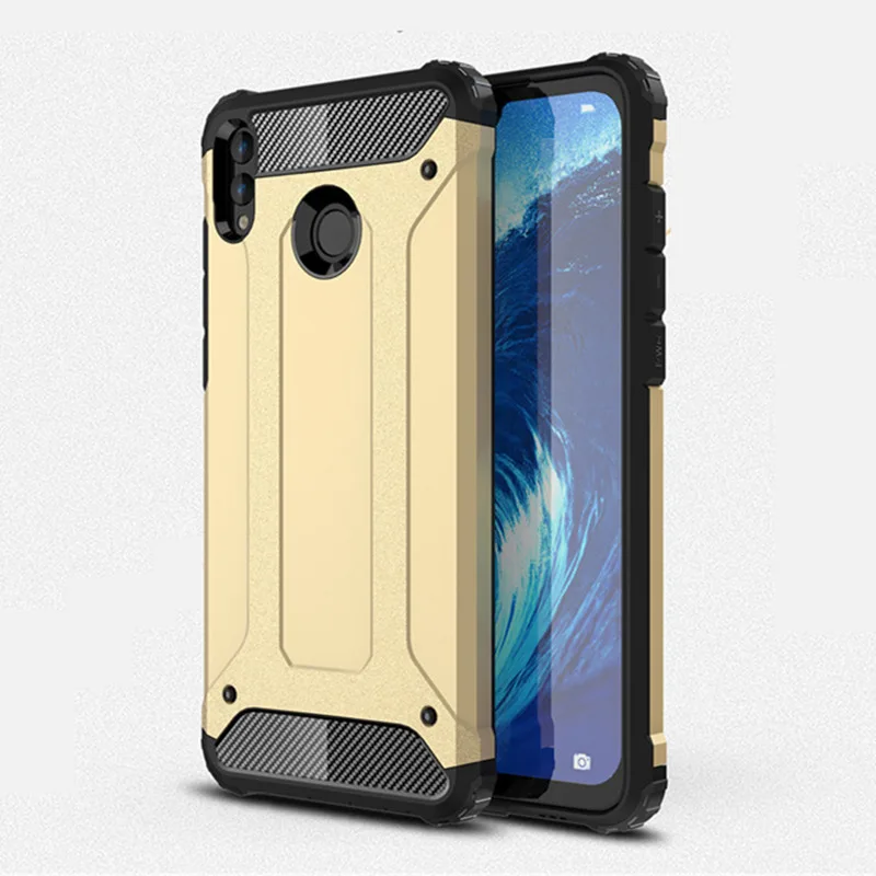 

For Huawei 8X Max case Hybrid Armor Heavy Duty Shockproof Back Cover For Honor 8XMax Hard Rugged Coque Fundas Honor Note 10