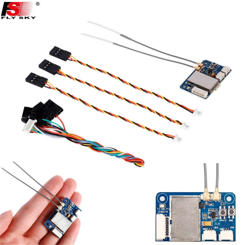 1/2/5 шт. Flysky FS X6B 2 4G PPM i BUS 6CH приемник для радиоуправляемого квадрокоптера|receiver for