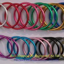 Free Shipping 1 pair 3″ Large Size Certificated Lead and Nickel free Sling Aluminum Rings DIY Your Ring Slings Babywearing