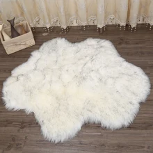 MUZZI Искусственная овчина ковер с длинным ворсом для гостиной спальни ковры кожа мех простые пушистые коврики моющиеся спальни искусственный коврик