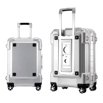 

Men New Cartoon 20/24/28 Inch Rolling Luggage Aluminium Frame Trolley Travel Bag Women Boarding box Carry On Trolley Suitcases