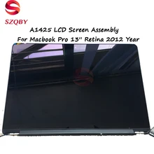Genuine A1425 LCD Screen Assembly For Macbook Pro 13” 2012 Year Retina A1425 Display Assembly Screen LED EMC2557