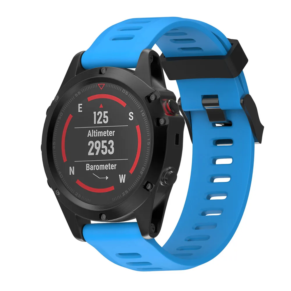 

HIPERDEAL Silicagel Band Watch Strap Belt For Garmin Fenix 5X GPS Accessories Replacement Smart Bracelet Sport Run D23 Jan23