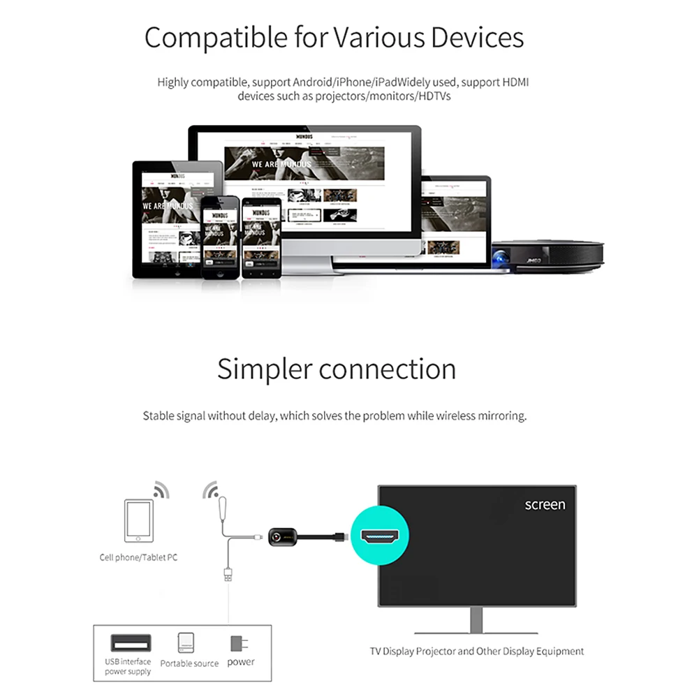 Беспроводной дисплей MiraScreen G9 Plus 2 4/4 K UHD DLNA Wi Fi HDMI ключ ТВ флешка зеркальное