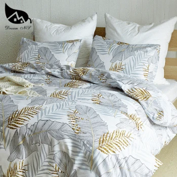 

Dream NS Bedding Set Sanding Banana Coconut Leaves Polyester Fibre Filling Gold Matching Bedding Article Duvet Cover Sets