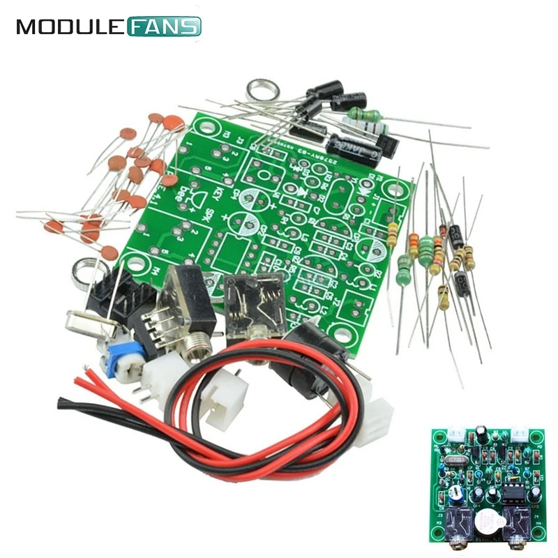 Радиоприемник для флэш трансмиттера HAM 40 м CW QRP 7 023 026 МГц сделай сам