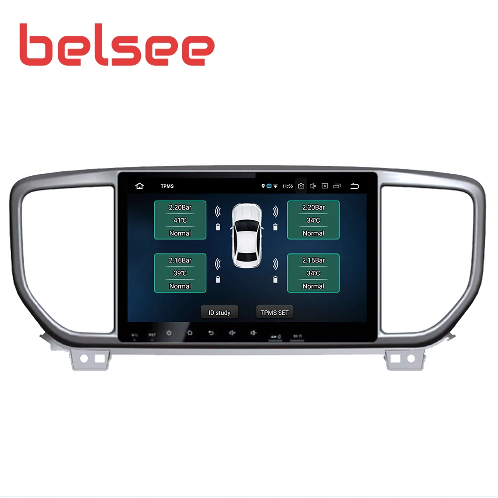  Belsee for Kia Sportage 2019 Android 9.0 Car Radio IPS Screen 8 Core 4GB 64GB 2 Din Stereo Audio Au