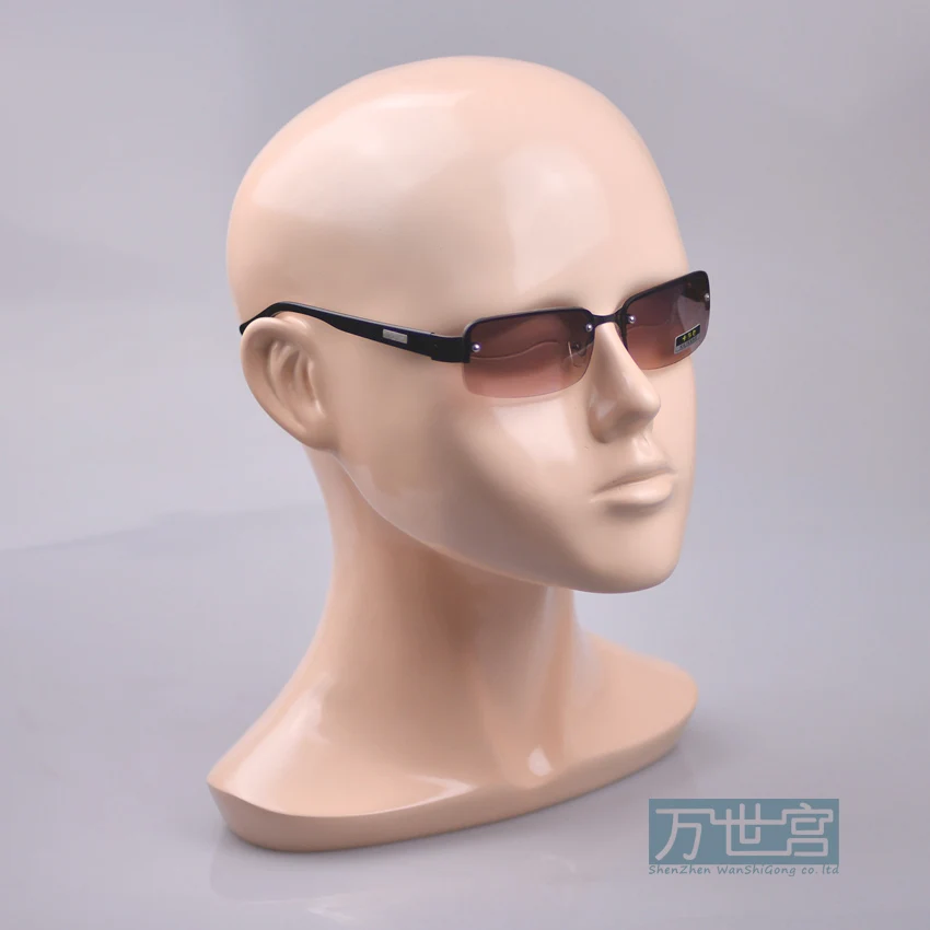 57 CM Fiberglass Female Mannequin Dummy Head ,Manikin Heads For Hat