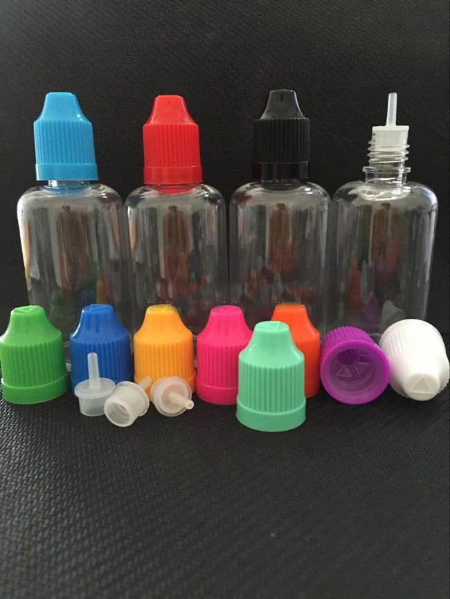 

30ML E Liquid Bottle 2000pcs PET Plastic Dropper Bottles With ChildProof Cap and long fine tips Clear Eye Liquid Bottle